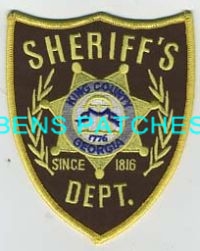 GEORGIA,A,KING COUNTY SHERIFF 1 TV SHOW FANTASY PATCH FROM THE WALKING DEAD